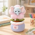 thumbnail image 6 of Plush Toy Sunflower Bear Potted Creative Soft Stuffed Animal Figure Home Desk Decor 1 Pack, 6 of 7