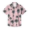 thumbnail image 6 of HAJWOH Hawaiian Shirt for Men Casual Button Down Short Sleeve Summer Beach Shirts Loose Fit Floral Print Tropical Tops, 6 of 7