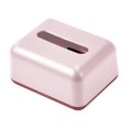 thumbnail image 2 of Organizador de caja de pañuelos para teléfono celular y papel facial | Cubierta de plástico para cocina, baño, tocador, dormitorio | 14x11x7,5cm | Almacenamiento multipropósito | Sostiene pañuelos y, 2 of 6