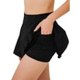 thumbnail image 2 of Stelle Tennis Skirt Pleated Golf Skorts High Waisted with Pockets Inner Shorts Athletic for Workout Sports, 2 of 5