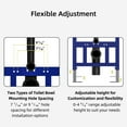thumbnail image 6 of Elongated Wall Hung Toilet Set, Soft-Close Seat, Concealed Tank, 0.8/1.6 GPF Dual Flush, Push Plate Included, 6 of 14