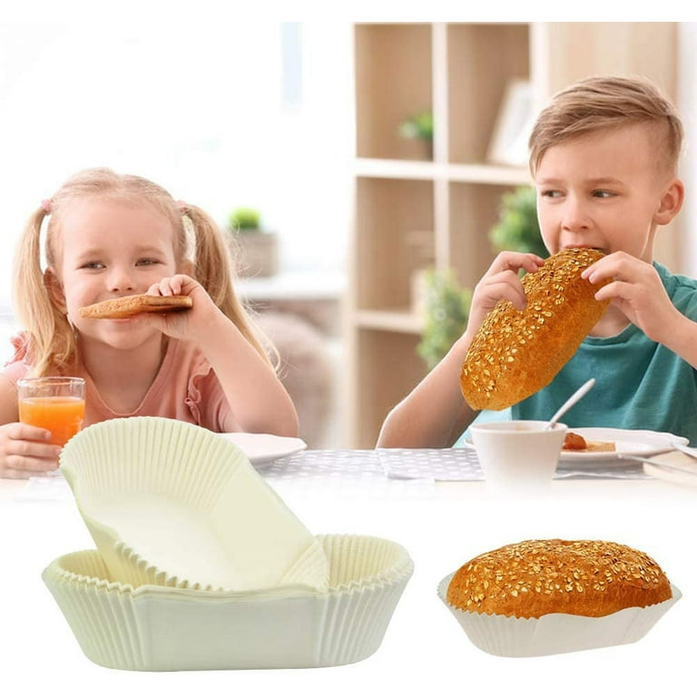 BUZIFU 60Pcs Baking Tin Liners Bread Tin Liners Loaf Tin Baking Paper Liner 2lb Loaf Liners Disposable Cake Liners Non Stick Loaf Tin Liners Loaf Tin