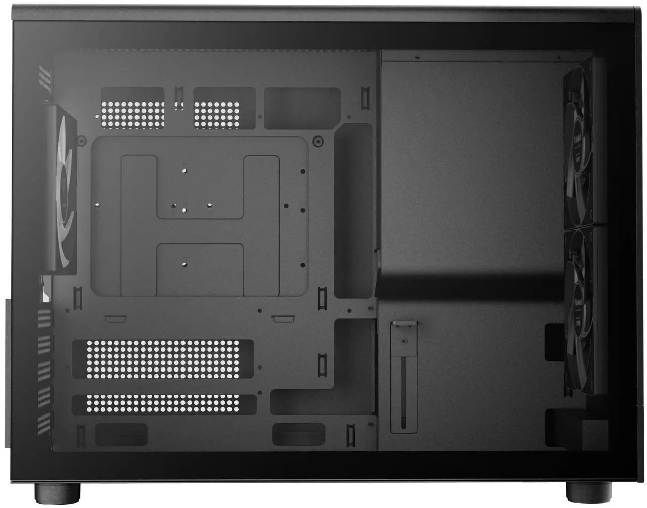 Gamdias ATHENA M4M mini ITX, mATX, micro mesh small form factor PC case, includes 3 PWM fans (Airflow up to 57.56 CFM), fits: 395mm GPU, ATX PSU, and 360mm radiators.