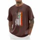 thumbnail image 1 of Tops para hombre, blusas y camisas de cuello redondo y manga corta para hombre, blusas casuales de moda con cuello redondo y manga corta para hombre, blusas para hombre, 1 of 3