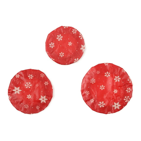 CIYISON 3pcs Elasticated Organic Cotton Beeswaxes Bowl Covers for Bread Proofing Food Freshness Storage Lids Kitchen Accessories