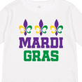 thumbnail image 4 of Inktastic Mardi Gras Fleur De Lis Trio Boys or Girls Long Sleeve Toddler T-Shirt, 4 of 5