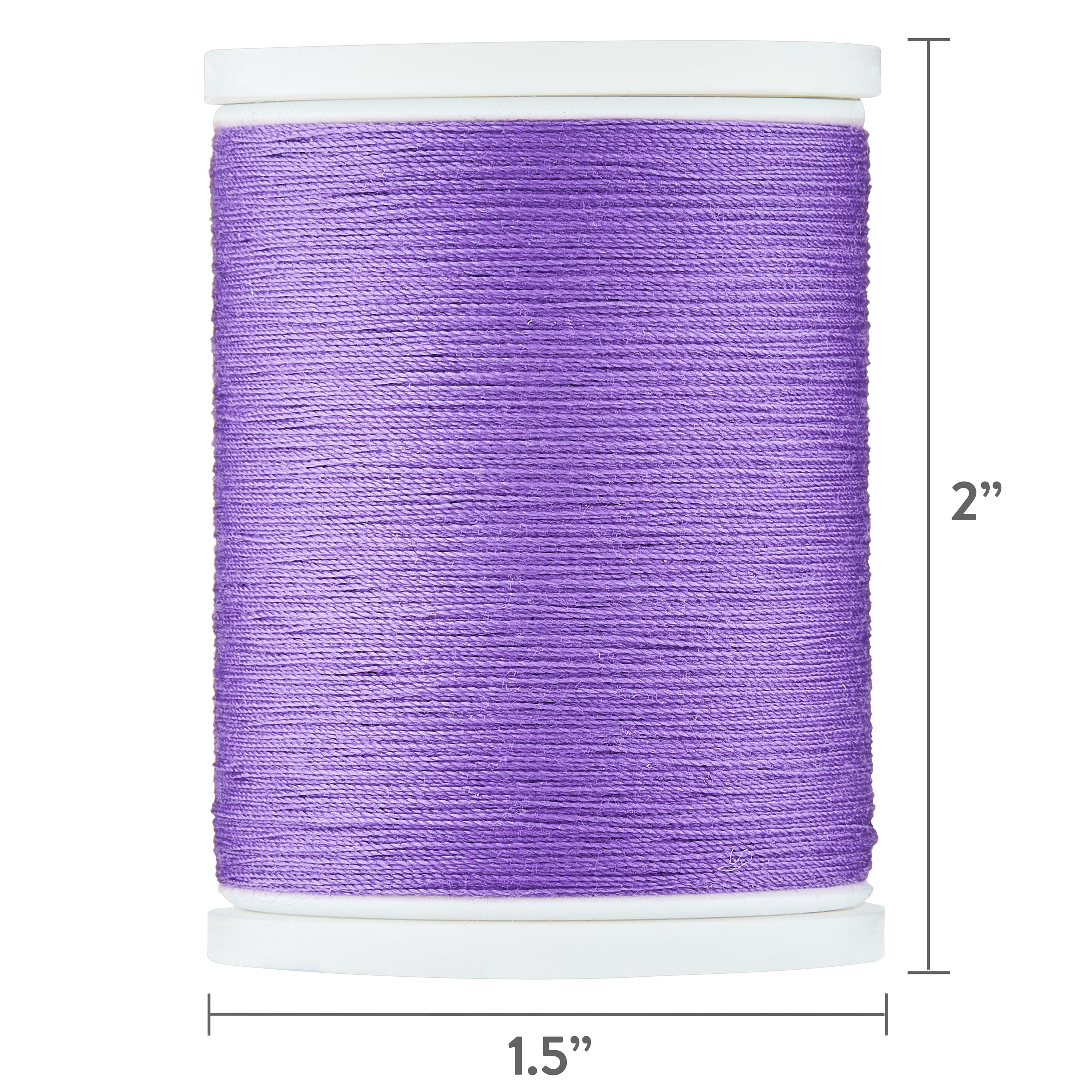 Hello Hobby Mauve Brown 100% Polyester All Purpose Thread, 300 Yards