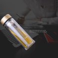 thumbnail image 3 of 320ML High-Borosilicate Glass Water Bottle with Filter Double Layer Resistant Tea Coffee Bottle black, 3 of 9
