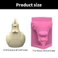 thumbnail image 3 of Flexible Silicone Planter Mold Rooster Shape Flowerpot Moulds Perfect for Making Concrete and Resin Flower Holders, 3 of 8
