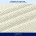 thumbnail image 5 of Subrtex 3-Piece High Spandex Textured Grid Sofa Slipcover, Separate Cushion Cover(Ivory, Loveseat), 5 of 8