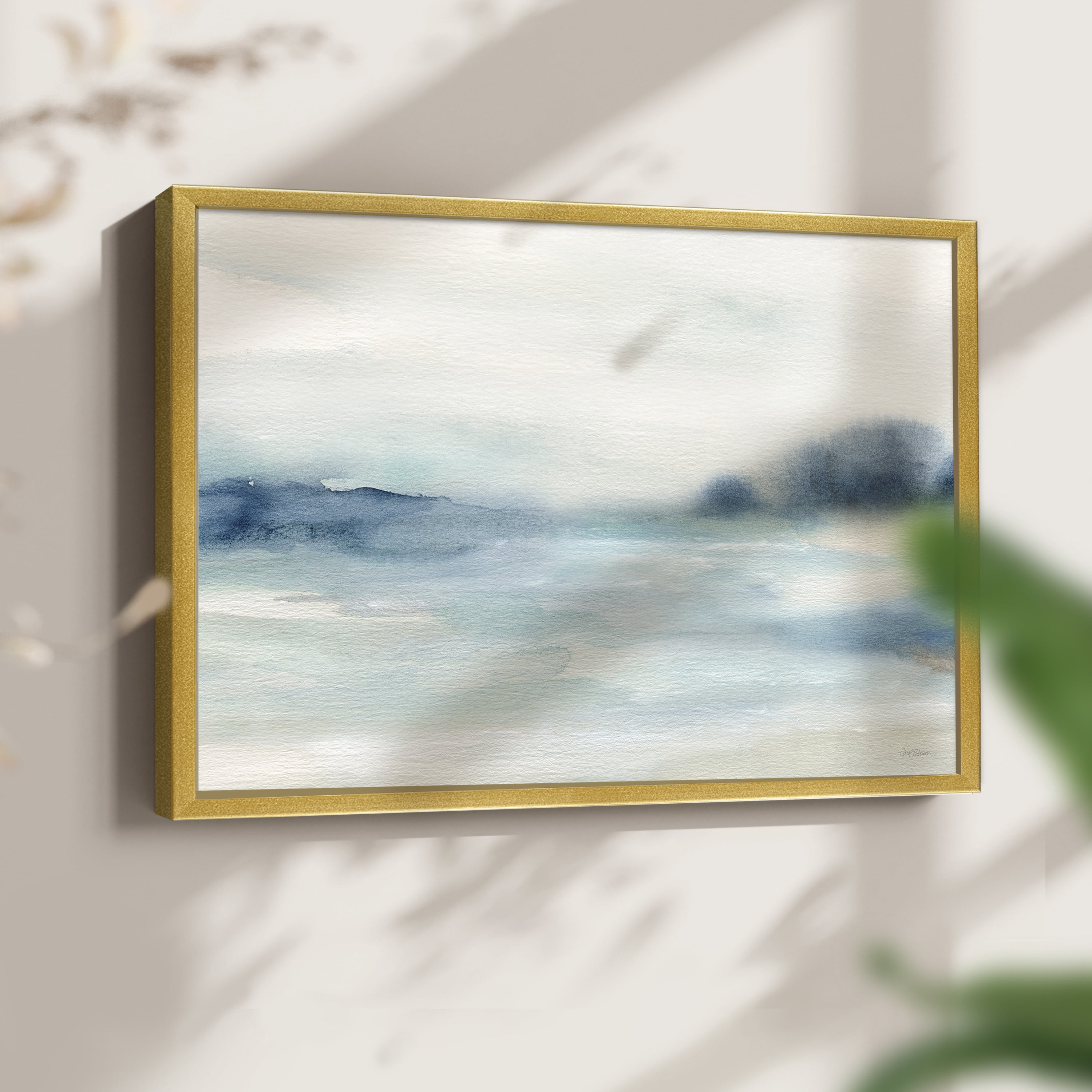 Simply Soft Morning by Carol Robinson - Restickable Framed Giclée Print