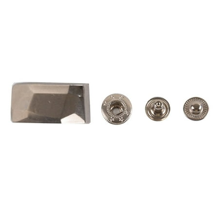 

BOOYOU Metal Snap Fasteners Rectangle Snaps Button Press Studs Repairs Tools for Bags