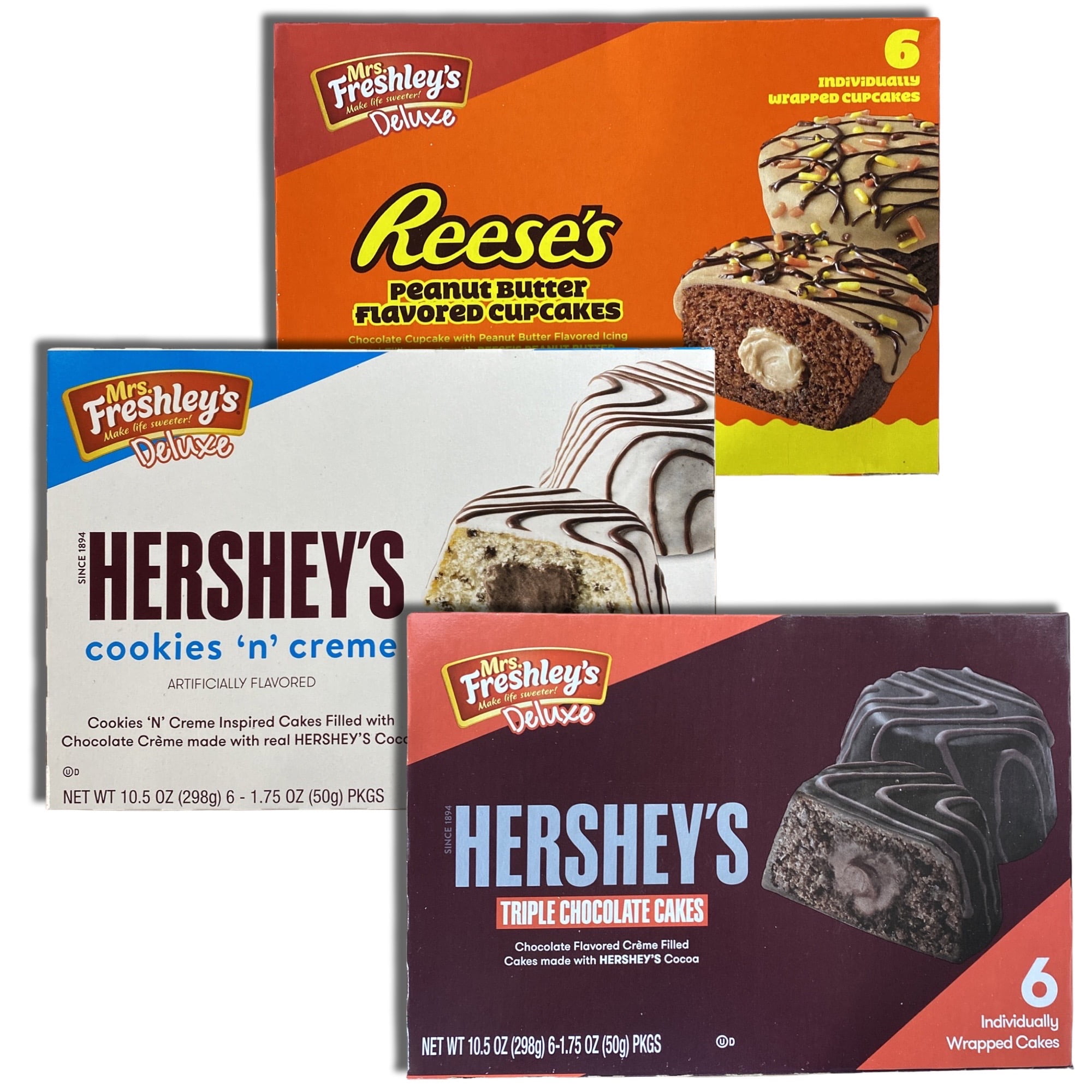 Mrs. Freshley's Snack Cakes Combo Packs Bundled by Tribeca Curations