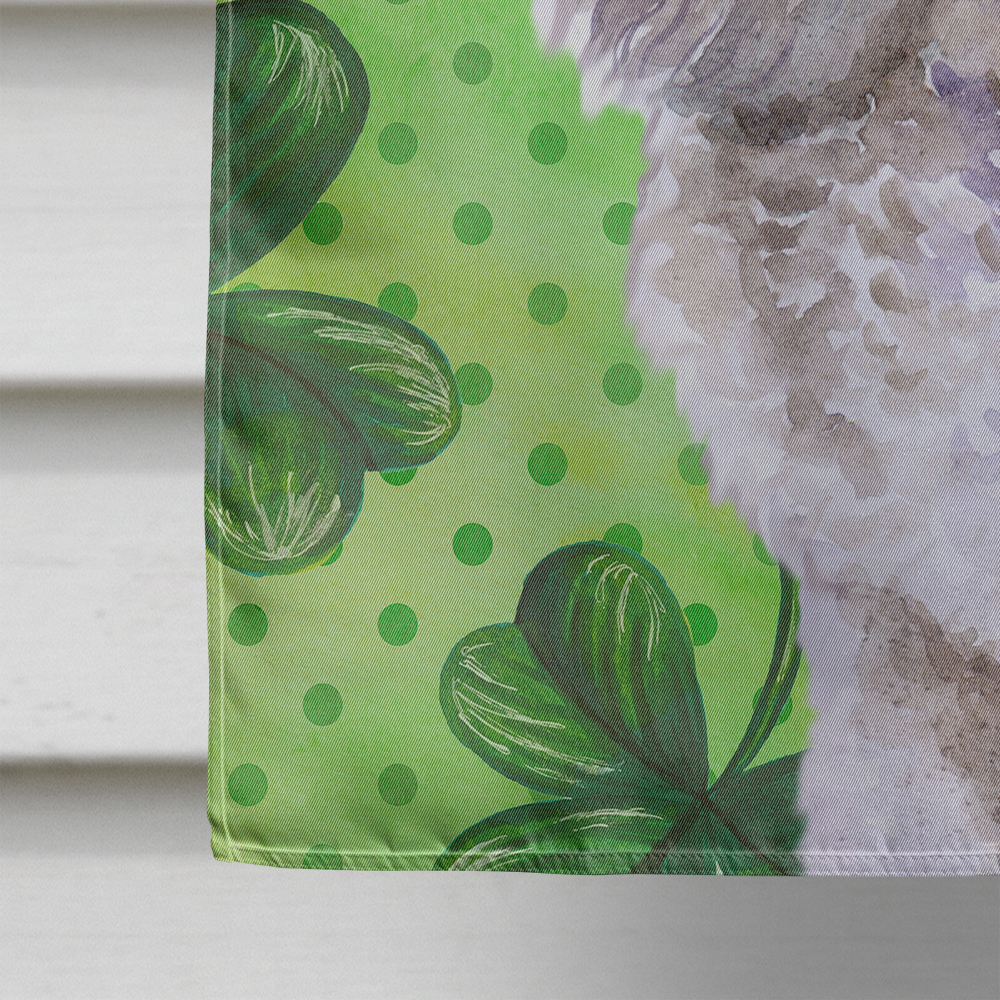 Carolines Treasures BB9839CHF Poodle St Patricks Flag Canvas House Size  Large multicolor