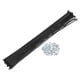 thumbnail image 1 of Radios de acero Unique Bargains 14G J Bend 40 Uds 284mm para bicicleta de montaña MTB, 1 of 1