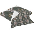 thumbnail image 2 of Dark Brown Folk Talavera Towels Highly Absorbent Cotton Towels 2 Pack, Premium Spa & Hotel Quality Quick Dry Towel Set,54" x 27", 2 of 7