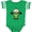 Football Green and White, variant on Inktastic Weightlifting Boy Weightlifter Exercise Boys Baby Bodysuit
