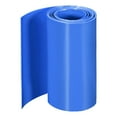 thumbnail image 1 of Tuberías de termocontracción de 80 mm de ancho plano para tres 18650 5 metros azules, 1 of 4