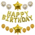 thumbnail image 3 of Decoración de fiesta de feliz cumpleaños, globo de cumpleaños, traje de látex, lentejuelas, decoración, película de aluminio, carta, atmósfera, arreglo de globo, 3 of 5