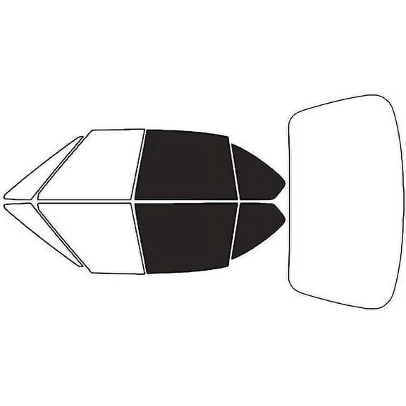 Rvinyl Window Tint Kit Compatible with Pontiac Bonneville 1992-1999 - Back Precut Kit - 20%