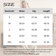 thumbnail image 3 of Domzest Striped Pants for Women Drawstring Elastic High Waist Wide Leg Linen Blend Trousers Casual Comfy Palazzo Pants with Pockets Light Brown XL, 3 of 5