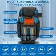 thumbnail image 3 of Artist Hand 4D Zero Gravity Full Body Massage Chair with SL-Track Technology, Back & Calf Heating, Foot Rollers, Adjustable Recline, Airbags Compression Massage (Black), 3 of 9