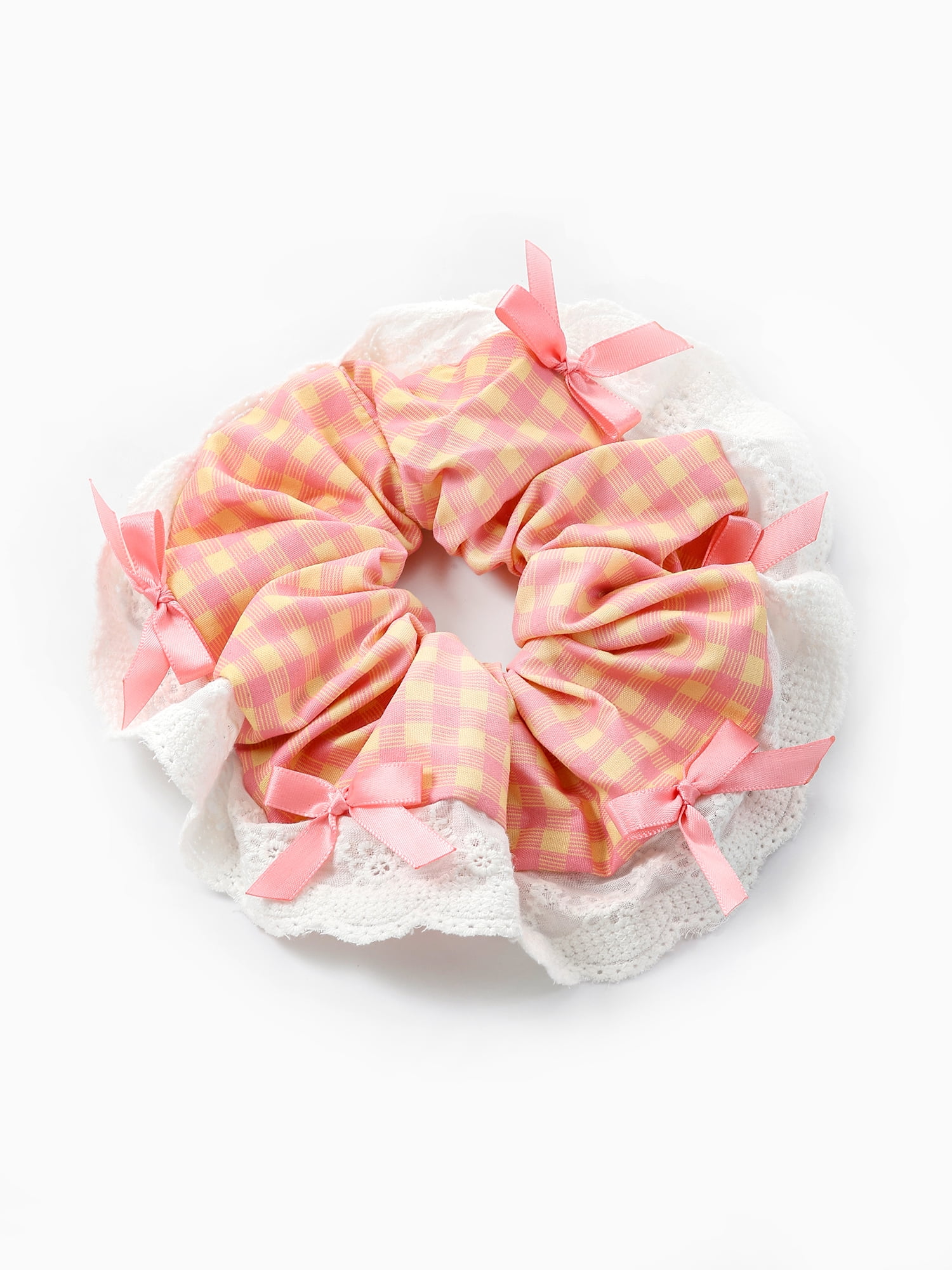 Way to Celebrate Easter Pink and Yellow Hair Scrunchie, 1 Piece