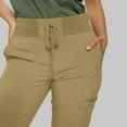 thumbnail image 7 of Azrian Fashion Casual Pants for Womens,Women Casual Trousers High Waist Drawstring With Multi-Pockets Long Pants, 7 of 7