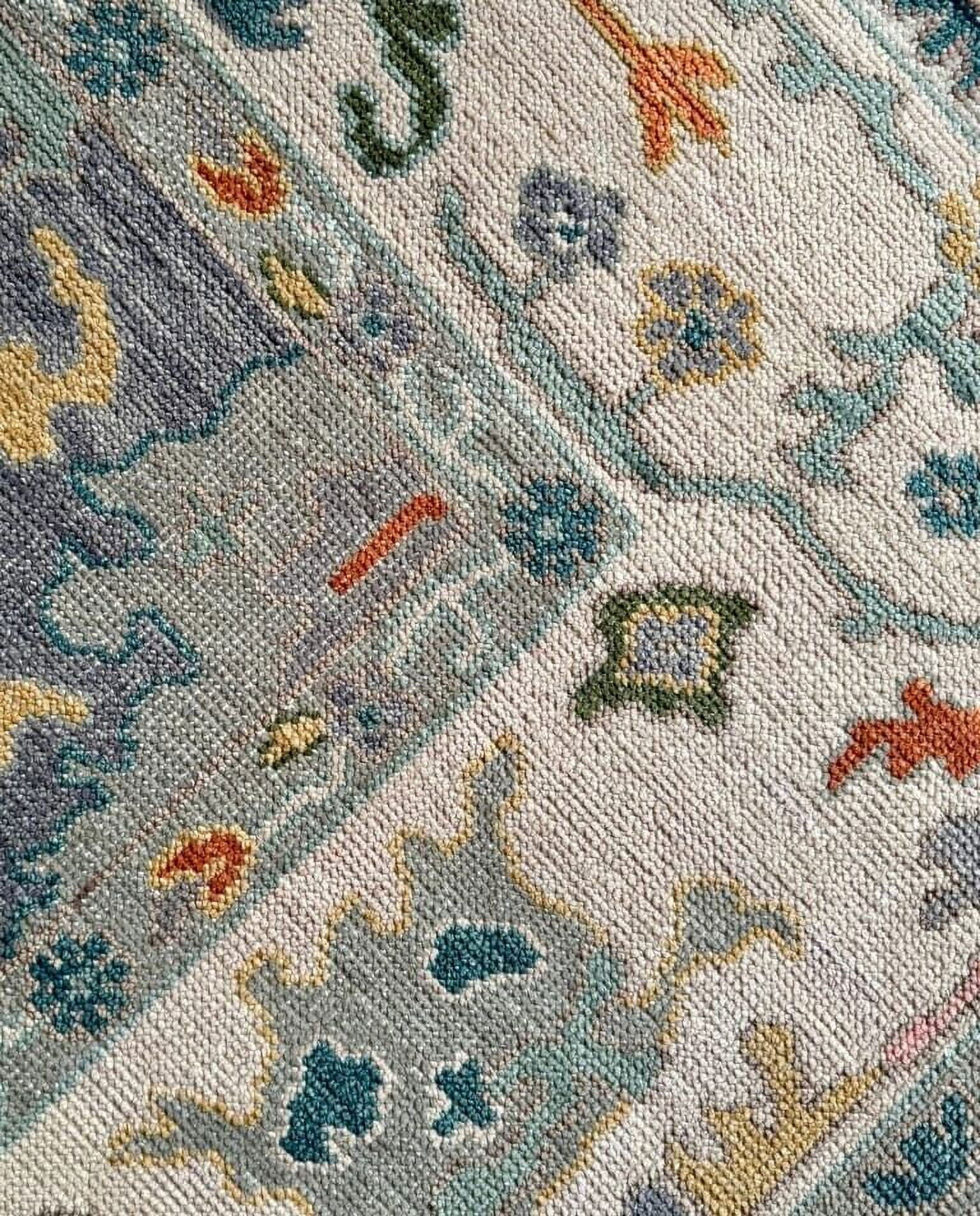 Hand Knotted Carpet 8x10, 9x12, 10x14, 100% Wool Oushak Wool Area Rug Turkish Rug For Living Room Bed Room