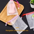thumbnail image 2 of Soidarity Espuma de malla con cordón de burbujas para jabón, fabricante de bolsas de ahorro, de cuerpo, cara, baño, ducha, red, fácil Cuerpo del baño, 2 of 6