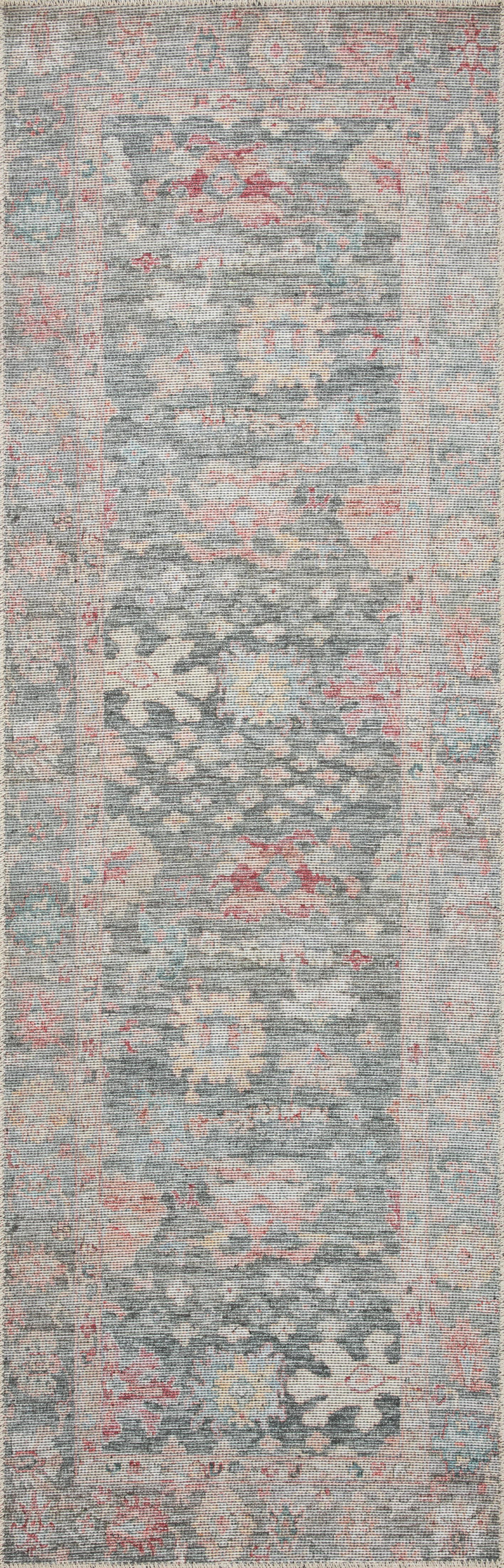 Loloi II Elysium Polyester Graphite Multi Area Rug, 8'6" x 11'6"
