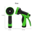 thumbnail image 3 of Adjustable Garden Hose Nozzle 9 Pattern Garden Water Gun Hose Nozzle Mutifunctional Household Car Washing Yard Water Sprayer Pipe Tube Nozzle Sprinkle Tools (Color : Yellow), 3 of 6