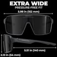 thumbnail image 6 of Grinderpunch Running and Baseball Sport Sunglasses for Men and Women, UV400 Protection - Red, 6 of 10