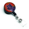 thumbnail image 1 of Skye Terrier Red & Green Snowflake Holiday Christmas Retractable Badge Reel, 1 of 1