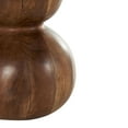 thumbnail image 4 of DecMode 11" Bubble Brown Wood Vase with Natural Wood Grains, 4 of 9
