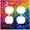 #9. Double Duplex, variant on Metal Light Switch Wall Plate Outlet Cover (Printed Image of Abstract Stained Glass Flower - Single Toggle)
