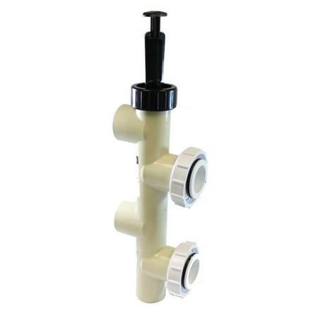 2 Inch Globe Valve - Pentair 263064 2 Inch PVC Slide Pump Backwash Valve for Side Mount Sand/DE Filters