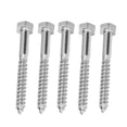thumbnail image 3 of Half Thread Bolt Coach Screw,304 Stainless Steel Half Hex Lag Screws Self Tapping Hex Lag Screws Exceptional Craftsmanship, 3 of 14