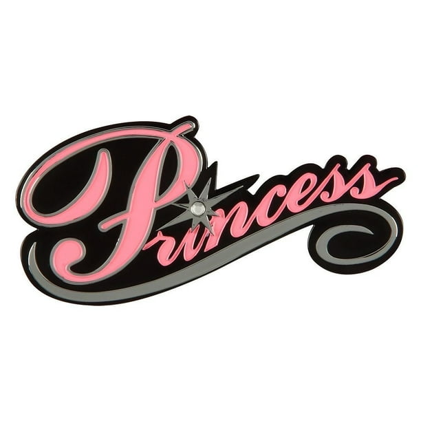 Cool Car Emblems, Princess Abs Plastic Pink Chrome Car Cool Car Emblems, Princess Abs Plastic Pink Chrome Car