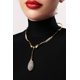 thumbnail image 1 of Collar Yette Diamond con malla en forma de lágrima, 95% poliéster y 5% elastano, 1 of 2