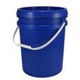 thumbnail image 1 of Plástico Pintura Cubo Multipropósito Recipiente 4,75 Galones/18L Pintura Lata con Espiga Grifo Dispensador Tapa, Azul Unique Bargains cubos industriales, 1 of 6