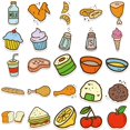 thumbnail image 3 of JHGoosa Cartoon Food Dessert Sticker Luggage Guitar Notebook DIY Sticker Decoration, 3 of 7