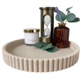 thumbnail image 1 of Bandeja decorativa OAKOA de resina beige para decoración de mesa de café, 1 of 6