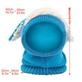 thumbnail image 4 of Toddler Balaclava Hat Scarf Set 2 in 1 Kids Thick Warm Lined Knitted Beanie with Neck for Christmas Baby Beanies, 4 of 4