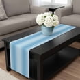 thumbnail image 4 of Blue Ombre Table Runner 72 Inches Long, Modern Abstract Art Farmhouse Gradient Kitchen Coffee Dining Table Decoration for Home Party Birthday Wedding Home Decor 18x72 Inches, 4 of 8