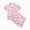 H122-Red, variant on TOWED22 Girls Pajamas Summer Short Sleeve and Shorts with Pockets 2Pcs Pajama Set for Kids Soft Sleepwear,7-8 Y