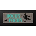 thumbnail image 2 of CAD Designs 18x9 Black Modern Framed Museum Art Print Titled - Hocus Pocus, 2 of 5