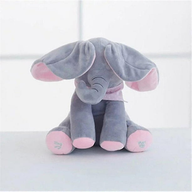 Peek a boo Elephant Plush Toy Talking Singing Stuffed Kids Music Cute Doll Walmart