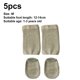 thumbnail image 2 of Juego de 5 pares de calcetines antideslizantes para bebé, rodilleras antideslizantes unisex y para gatear para bebés, 2 of 5