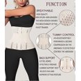 thumbnail image 2 of Women Waist Trainer Corset Tummy Control Body Shaper Breathable Shapewear Workout Slimming Belt Girdle Cincher, 2 of 4